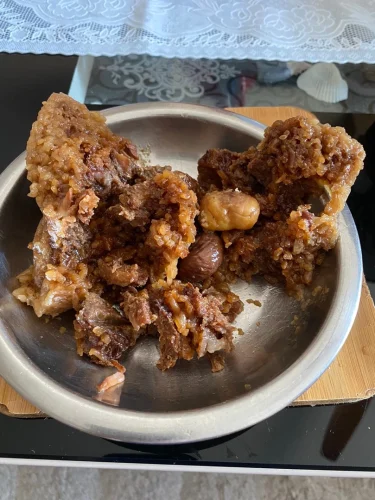 Daotingzhai Fresh Pork Rice Dumplings 250g × 8 — Handmade Five-Spice Pork & Double Salted Egg Yolk Zongzi photo review