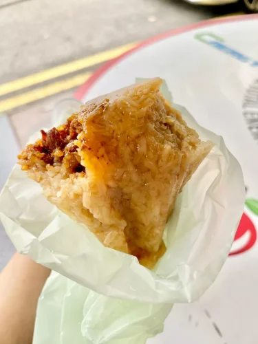 Daotingzhai Fresh Pork Rice Dumplings 250g × 8 — Handmade Five-Spice Pork & Double Salted Egg Yolk Zongzi photo review