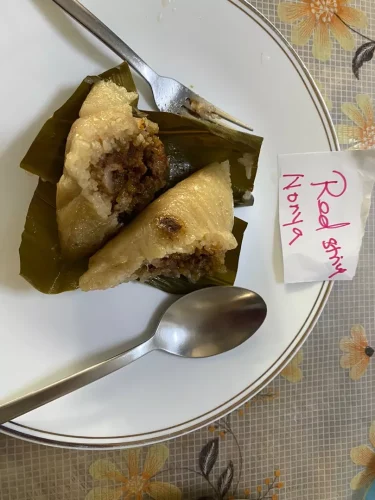 Daotingzhai Fresh Pork Rice Dumplings 250g × 8 — Handmade Five-Spice Pork & Double Salted Egg Yolk Zongzi photo review